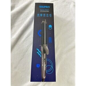 NEW TiRiPRO Equinox 32 mm Digital EZ Clip Curler 450F Heat Black Instant Curls